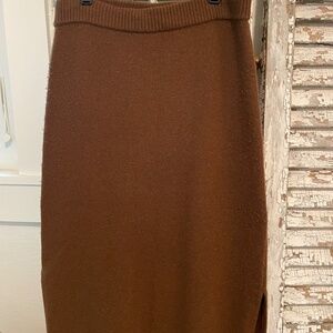 Theory Wool Long Skirt